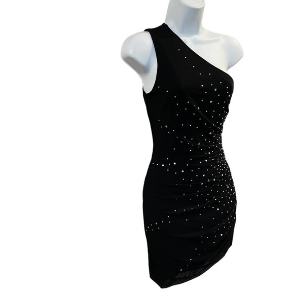 NBD Mila Embellished Mini Dress in Black Small - Picture 3 of 13